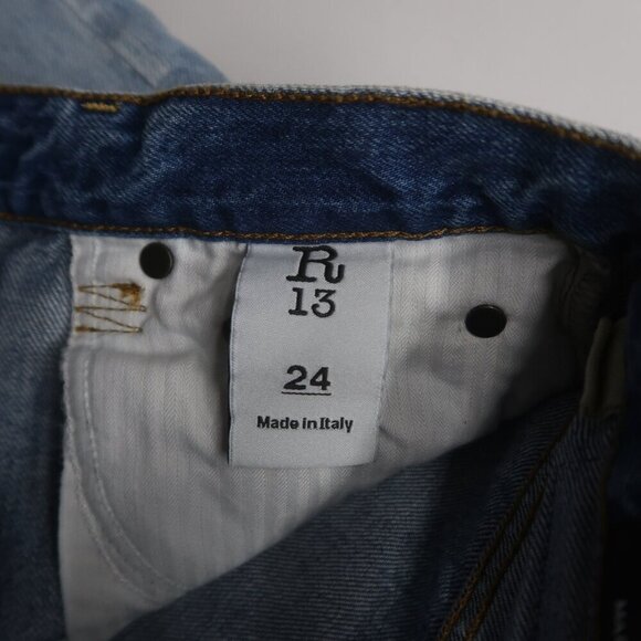 R13 Milf Slim Fit Jeans in Haston Size 24 - Picture 12 of 14